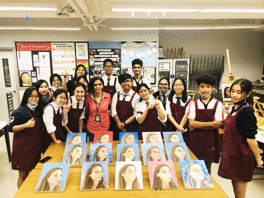 Portrait Workshop, YMCA College, Hong Kong